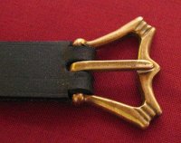 Buckle, Bronze, Trapezoidal, 3/8" (image for) Buckle, Bronze, Trapezoidal, 3/8"
