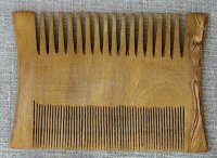 Comb, plain wood (image for) Comb, plain wood