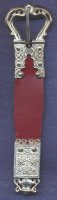 Buckle and Chape Set, Pewter, 15th C., 3/4" (image for) Buckle and Chape Set, Pewter, 15th C., 3/4"