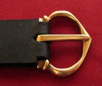 Buckle, Bronze, Pointed D, 1/2" (image for) Buckle, Bronze, Pointed D, 1/2"