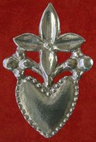 Badge, Flowering heart lovers' token, 14th-15th century (image for) Badge, Flowering heart lovers' token, 14th-15th century