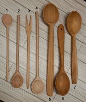 Spoons, Wooden (misc shapes) (image for) Spoons, Wooden (misc shapes)