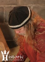 Hat, Viking, Trimmed with hand woven braid (image for) Hat, Viking, Trimmed with hand woven braid