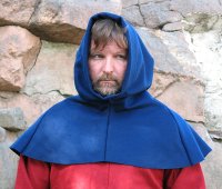 Hood, Plain edge, late 14th-early 15th Century, Wool (image for) Hood, Plain edge, late 14th-early 15th Century, Wool