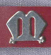 Mount, Pewter, ''M'', pkg of 3 (image for) Mount, Pewter, ''M'', pkg of 3