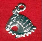 Charm, Pewter, Warhorse (image for) Charm, Pewter, Warhorse